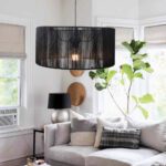 Inlight Κρεμαστό φωτιστικό με καπέλο απο ίνα 1xE27 D:60cm (4056-A) - Image 2