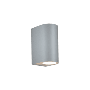 it-Lighting Michigan 2xGU10 Outdoor Up-Down Wall Lamp Grey D14.7cmx9cm (80200134)