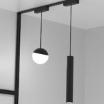 InLight Φωτιστικό LED 6W 3000K για Ultra-Thin μαγνητική ράγα σε μαύρη απόχρωση D:10cm (T04301-BL) - Image 3