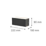 it-Lighting Martin LED 12W 3CCT Outdoor Up-Down Wall Lamp White D:22cmx9cm (80200720) - Image 3