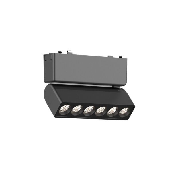 InLight Φωτιστικό LED 6W 3000K για Ultra-Thin μαγνητική ράγα σε μαύρη απόχρωση D:12,2cmX8cm (T03301-BL) - Image 1