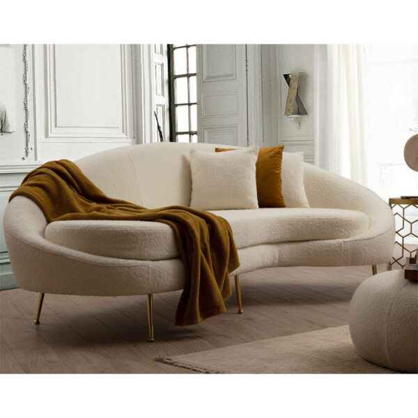 Καναπές 3θέσιος PWF-0589 pakoworld ύφασμα cream 255x120x85εκ - Image 5