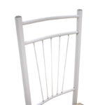 Τραπεζαρία Roza pakoworld σετ 5τμχ χρώμα sonoma - πόδια λευκό gloss 120x70x75εκ - Image 8