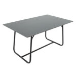 Τραπέζι Revello pakoworld sintered stone μαύρο μαρμάρου-μαύρο 150x90x75εκ - Image 5
