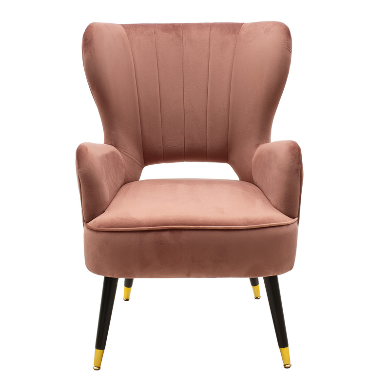 110-000024-3 Πολυθρόνα - μπερζέρα Lark pakoworld βελούδο σάπιο μήλο 65x74x90εκ - Image 4