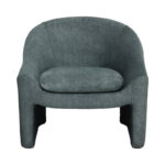 Πολυθρόνα Berza pakoworld ανθρακί ύφασμα 76x76x71εκ - Image 3