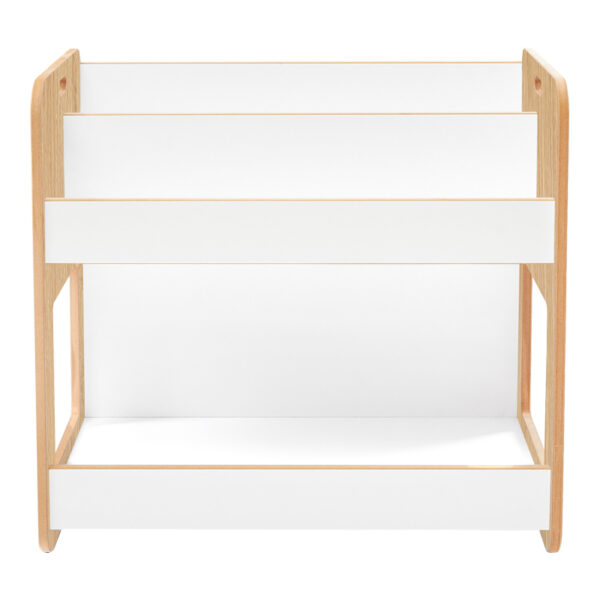 Ραφιέρα Dovere pakoworld φυσικό-λευκό mdf 56x34x55εκ - Image 3