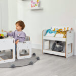 Ραφιέρα Dovere pakoworld λευκό mdf 56x34x55εκ - Image 2