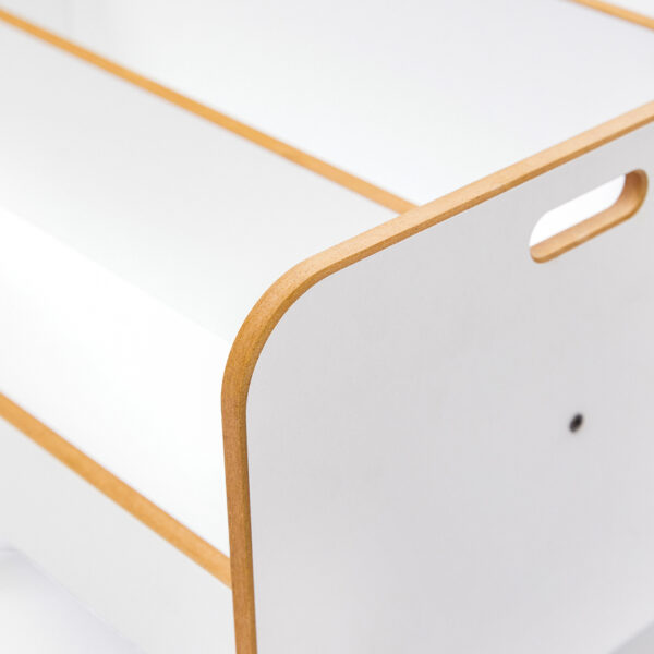 Ραφιέρα Dovere pakoworld λευκό mdf 56x34x55εκ - Image 4