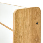 Ραφιέρα Crane pakoworld φυσικό-λευκό mdf 57x34x55εκ - Image 5