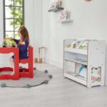 Ραφιέρα Seagull pakoworld λευκό mdf 57x34x70εκ - Image 2