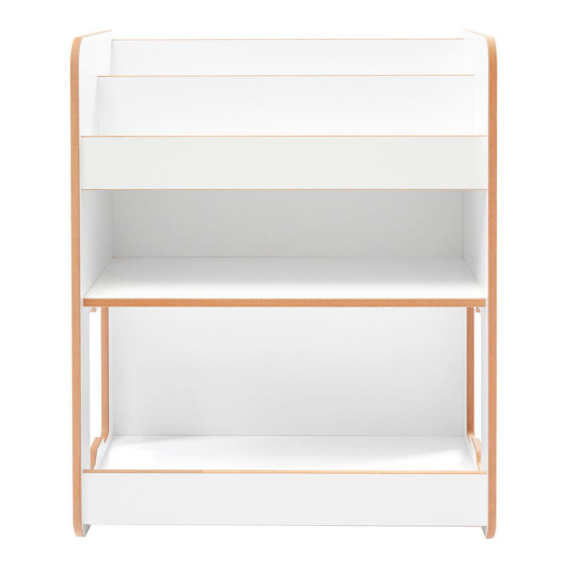 120-000424-2 Ραφιέρα Seagull pakoworld λευκό mdf 57x34x70εκ - Image 3