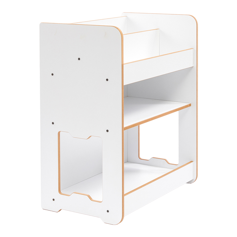 120-000424 Ραφιέρα Seagull pakoworld λευκό mdf 57x34x70εκ