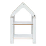 Ραφιέρα Montessori Zoilen pakoworld λευκό-ροζ mdf 50x30x80εκ - Image 2