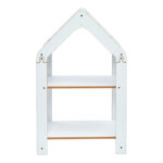 Ραφιέρα Montessori Zoilen pakoworld λευκό-μπλε mdf 50x30x80εκ - Image 2