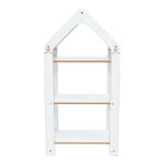 Ραφιέρα Montessori Zoilen I pakoworld λευκό-ροζ mdf 50x30x100εκ - Image 2