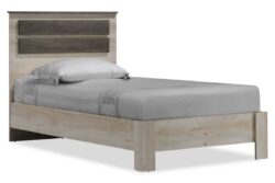 Κρεβάτι OLYMPUS pakoworld σε χρώμα castillo-toro 100x200εκ