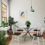 Καρέκλα Adalyn pakoworld ξύλο καρυδί-λευκό πόδι - Image 10