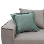 Γωνιακός καναπές Fabulous pakoworld αναστρέψιμος ύφασμα elephant-ciel 240x165x95εκ - Image 10