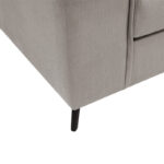 Γωνιακός καναπές Fabulous pakoworld αναστρέψιμος ύφασμα elephant-ciel 240x165x95εκ - Image 12