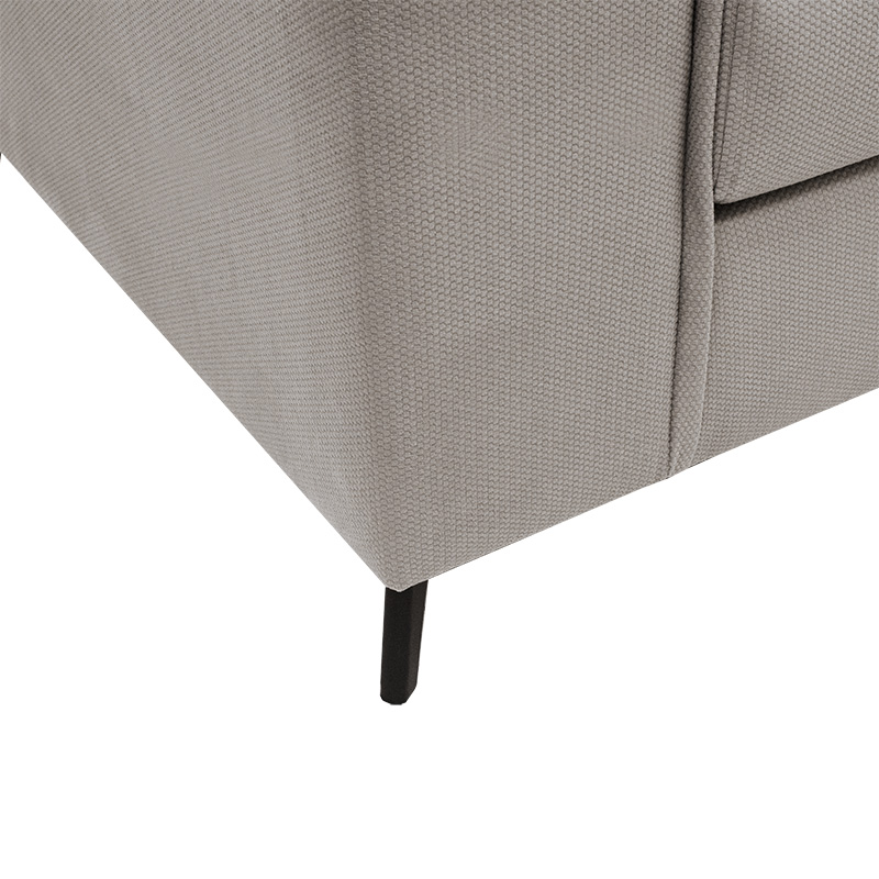 168-000039-5 Γωνιακός καναπές Fabulous pakoworld αναστρέψιμος ύφασμα elephant-ciel 240x165x95εκ - Image 12