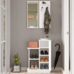 Έπιπλο εισόδου Wizbo pakoworld μελαμίνης λευκό 61x37x82.5εκ - Image 3