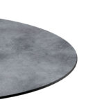 Επιφάνεια τραπεζιού Inspire pakoworld HPL γκρι cement Φ60εκ πάχους 12mm - Image 4