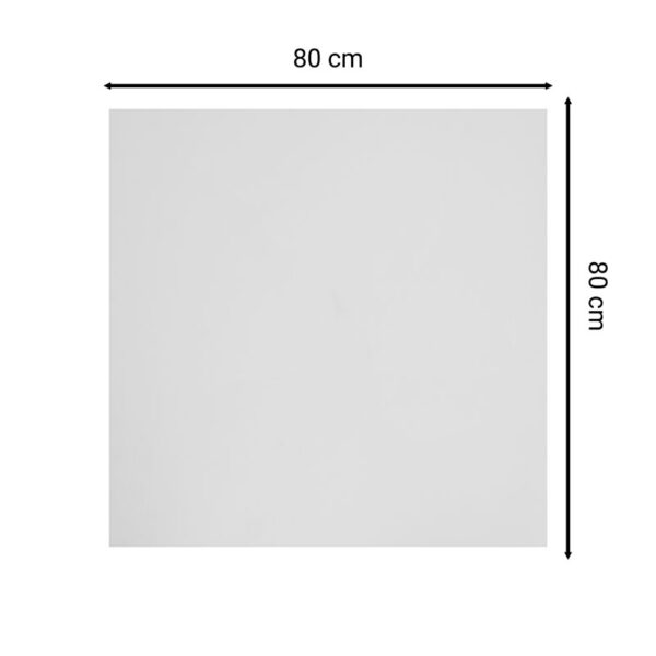 Επιφάνεια τραπεζιού Skyline pakoworld Werzalit ivory 80x80εκ πάχους 35mm - Image 4