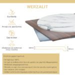 Επιφάνεια τραπεζιού Scenic pakoworld Werzalit μαύρο 80x80εκ πάχους 35mm - Image 2