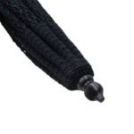 Ομπρέλα Brilie pakoworld ξύλο-μακραμέ Φ2.70x2.60 m μαύρο - Image 3