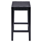 Σκαμπό Ridley pakoworld ξύλο-pu μαύρο 51x34x61.5εκ - Image 3