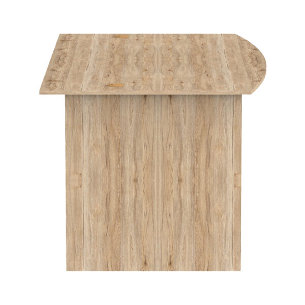 Γραφείο εργασίας Anze pakoworld φυσικό μελαμίνης 180x93.5x75εκ - Image 3