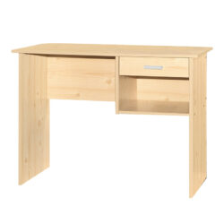 Γραφείο εργασίας με συρτάρι Michael pakoworld φυσικό 88x45x72εκ