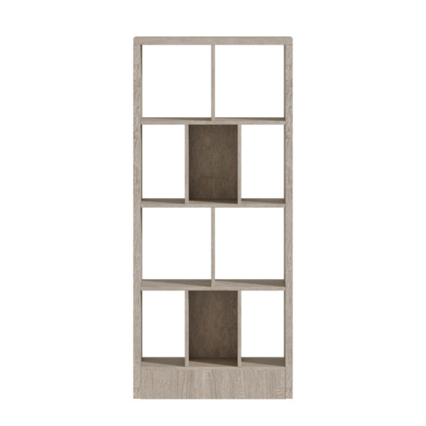 Βιβλιοθήκη Dividre pakoworld sonoma oak μελαμίνης 80x30x181εκ - Image 2