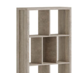 Βιβλιοθήκη Dividre pakoworld sonoma oak μελαμίνης 80x30x181εκ - Image 3