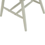 Καρέκλα Larus pakoworld φυσικό ξύλo rubberwood ανθρακί-λευκό 50x49x90εκ. - Image 6