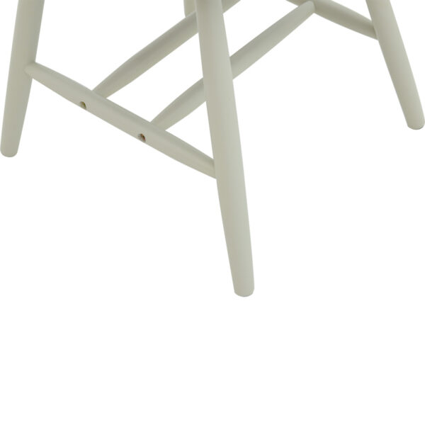Καρέκλα Larus pakoworld φυσικό ξύλo rubberwood ανθρακί-λευκό 50x49x90εκ. - Image 6