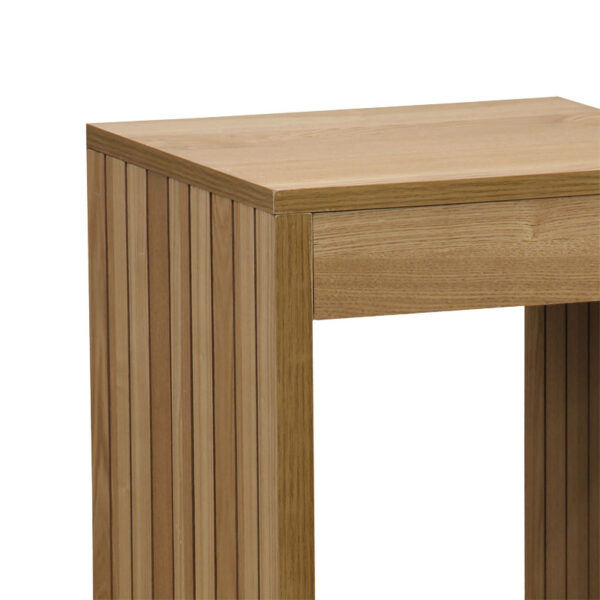 Βοηθητικό τραπέζι Focused pakoworld MDF φυσικό 40x40x50εκ - Image 2