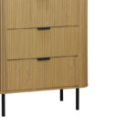 Συρταριέρα Scandi pakoworld με 4 συρτάρια φυσικό 79x46x115εκ - Image 4