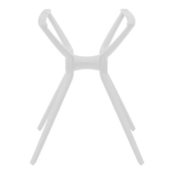 Βάση τραπεζιού Herno pakoworld λευκό pp 60x61x73εκ - Image 2