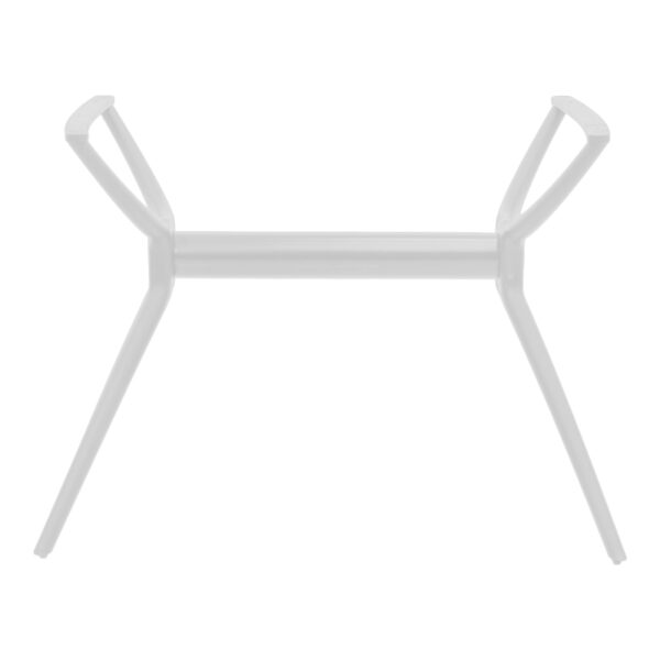 Βάση τραπεζιού Herno pakoworld λευκό pp 106x61x73εκ - Image 2