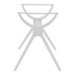 Βάση τραπεζιού Herno pakoworld λευκό pp 106x61x73εκ - Image 3