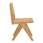 Καρέκλα Winslow pakoworld φυσικό rubberwood 45x56x82εκ - Image 3