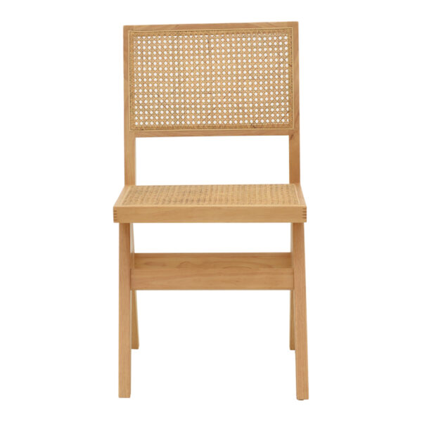 Καρέκλα Winslow pakoworld φυσικό rubberwood 45x56x82εκ - Image 4