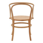 Πολυθρόνα Verfie pakoworld φυσικό ξύλο οξιάς 55x50x83εκ - Image 5