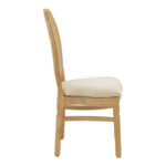 Καρέκλα Canco pakoworld φυσικό rubberwood-φυσικό rattan 50x53x98εκ - Image 3