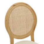 Καρέκλα Canco pakoworld φυσικό rubberwood-φυσικό rattan 50x53x98εκ - Image 6