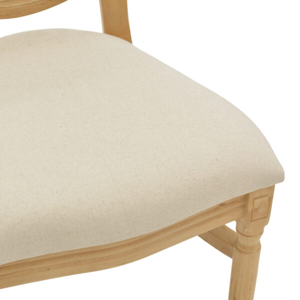 Καρέκλα Canco pakoworld φυσικό rubberwood-φυσικό rattan 50x53x98εκ - Image 7