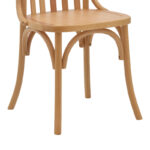 Καρέκλα Flisbie pakoworld φυσικό ξύλο οξιάς 46x48x86εκ - Image 8