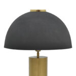 Φωτιστικό δαπέδου Cableler Inart Ε27 μαύρο μέταλλο Φ46x114εκ - Image 2